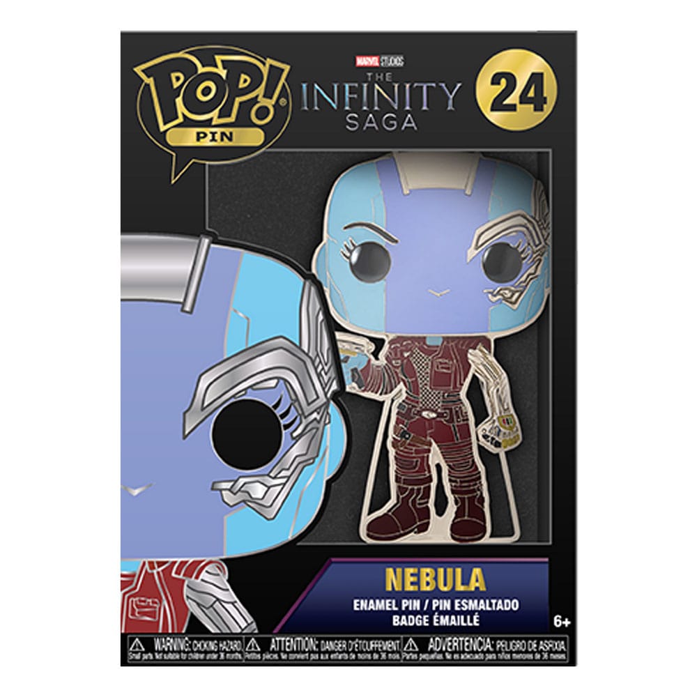 Funko's Marvel Infinity Saga POP! Metal Enamel Pin of Nebula