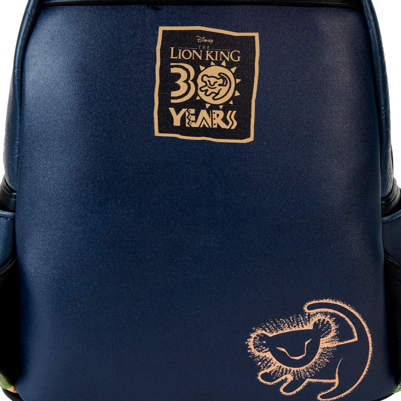 Loungefly Licensed Disney The Lion King 30th Anniversary Hakuna Matata Silhouette Mini Backpack for Casual Everyday Use