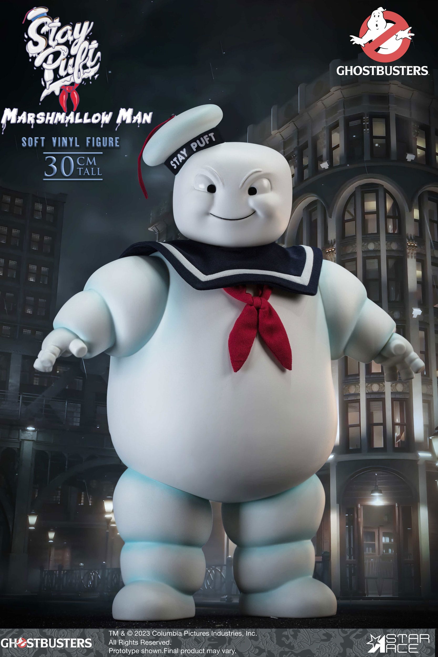 Deluxe Edition Soft Vinyl Collectible Statue of Ghostbusters' Stay Puft Marshmallow Man