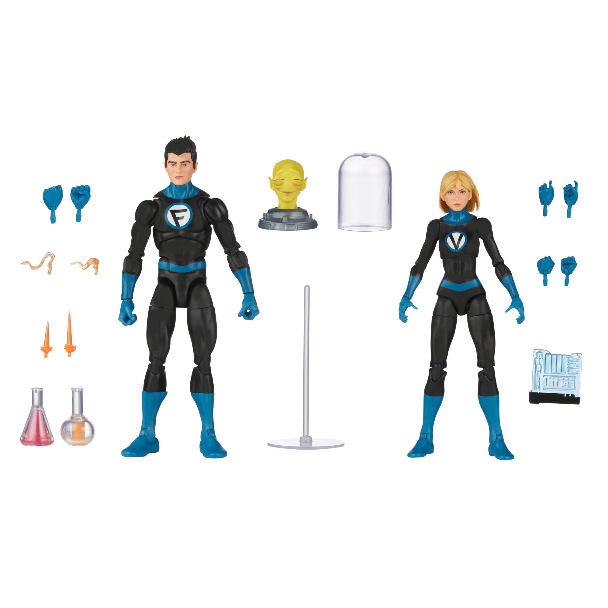 Hasbro Marvel Legends Series Collectible 6 - inch Scale Action Figures of Franklin Richards and Valeria Richards from Fantastic Four