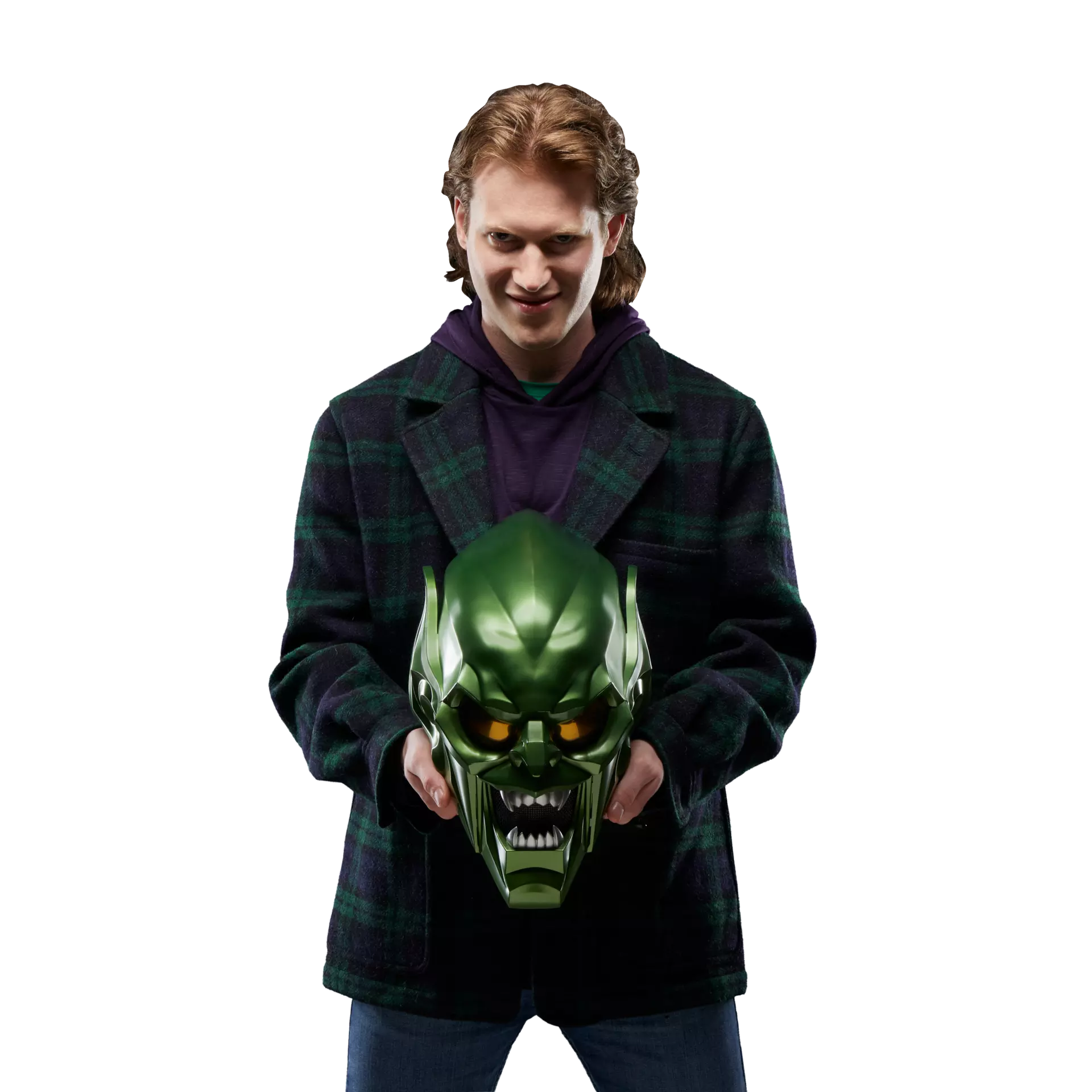 High - Quality Marvel Legends Series Roleplay Green Goblin Helmet