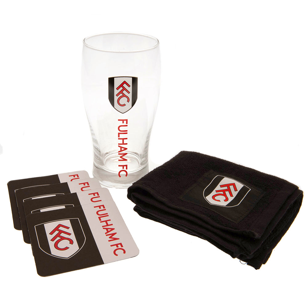 Fulham FC Stylish Mini Bar Set with Club Logo Elements