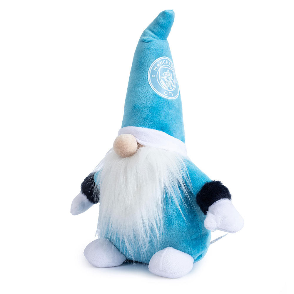 Sky Blue and White Manchester City FC Soft Plush Gonk with City Crest