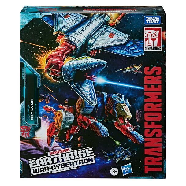 Hasbro Transformers Generations War for Cybertron Earthrise Leader Class Figure - WFC - E24 Sky Lynx with Multiple Transformation Modes