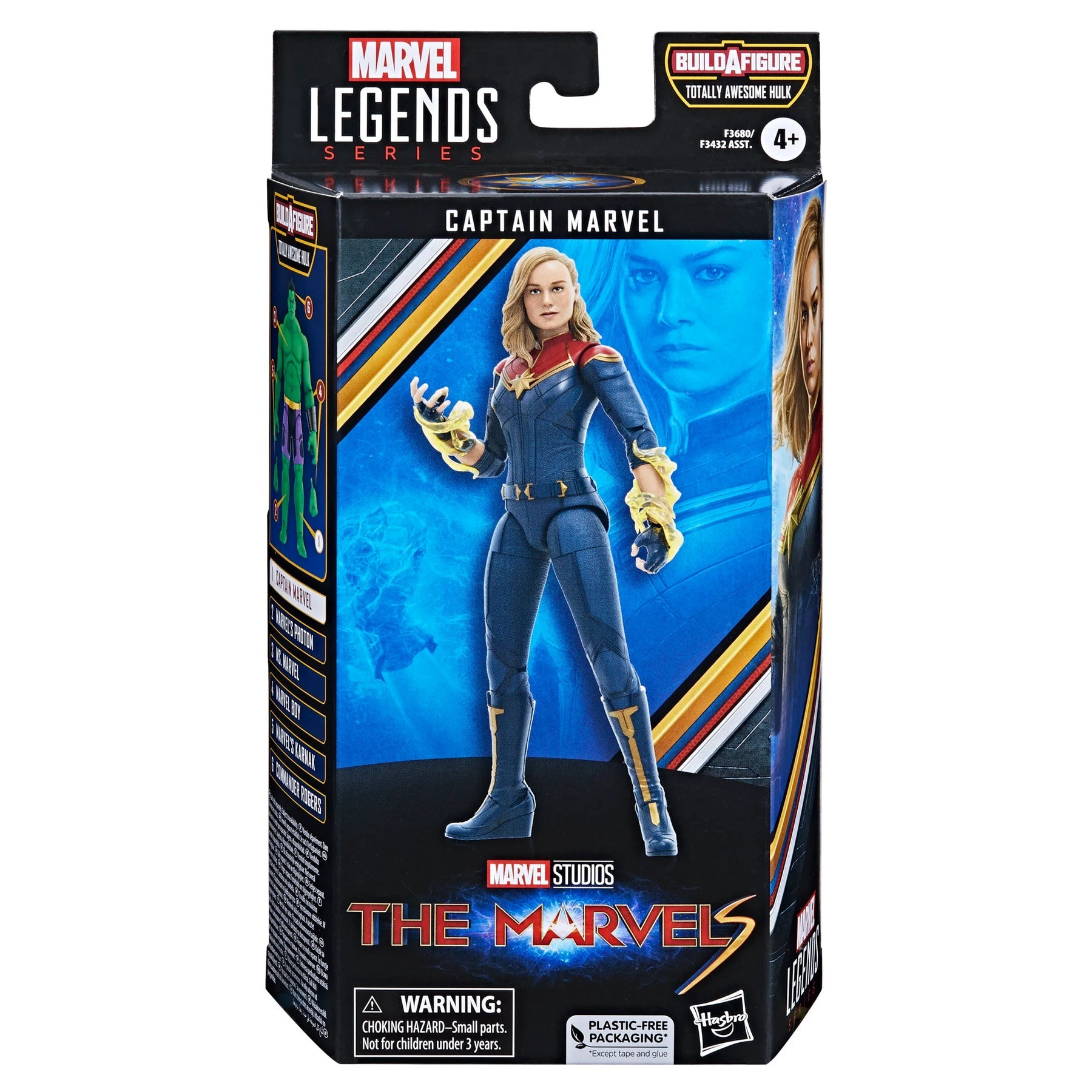 Marvel Legends Series The Marvels Action Figure Set - A Bundle of Three Exclusive Action Figures