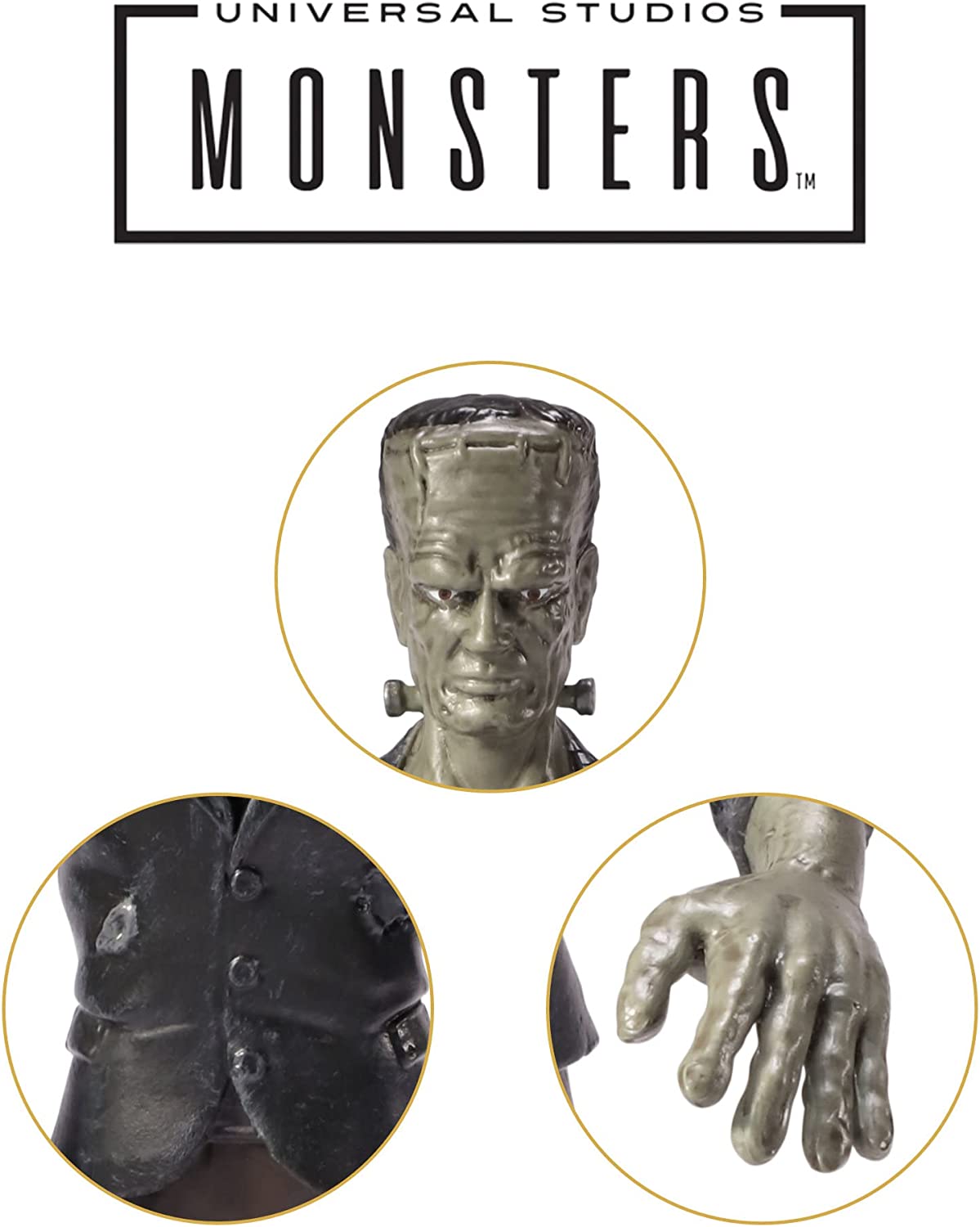 Universal Monsters Bendyfigs Collectible Figure of Frankenstein Monster