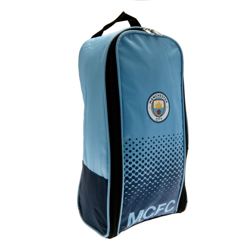 Manchester City FC Stylish Fade Design Boot Bag with Club Crest