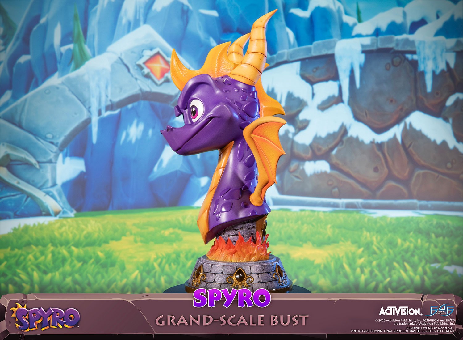 First4Figures Spyro The Dragon Lifesize Collectible Grand-Scale Bust Statue
