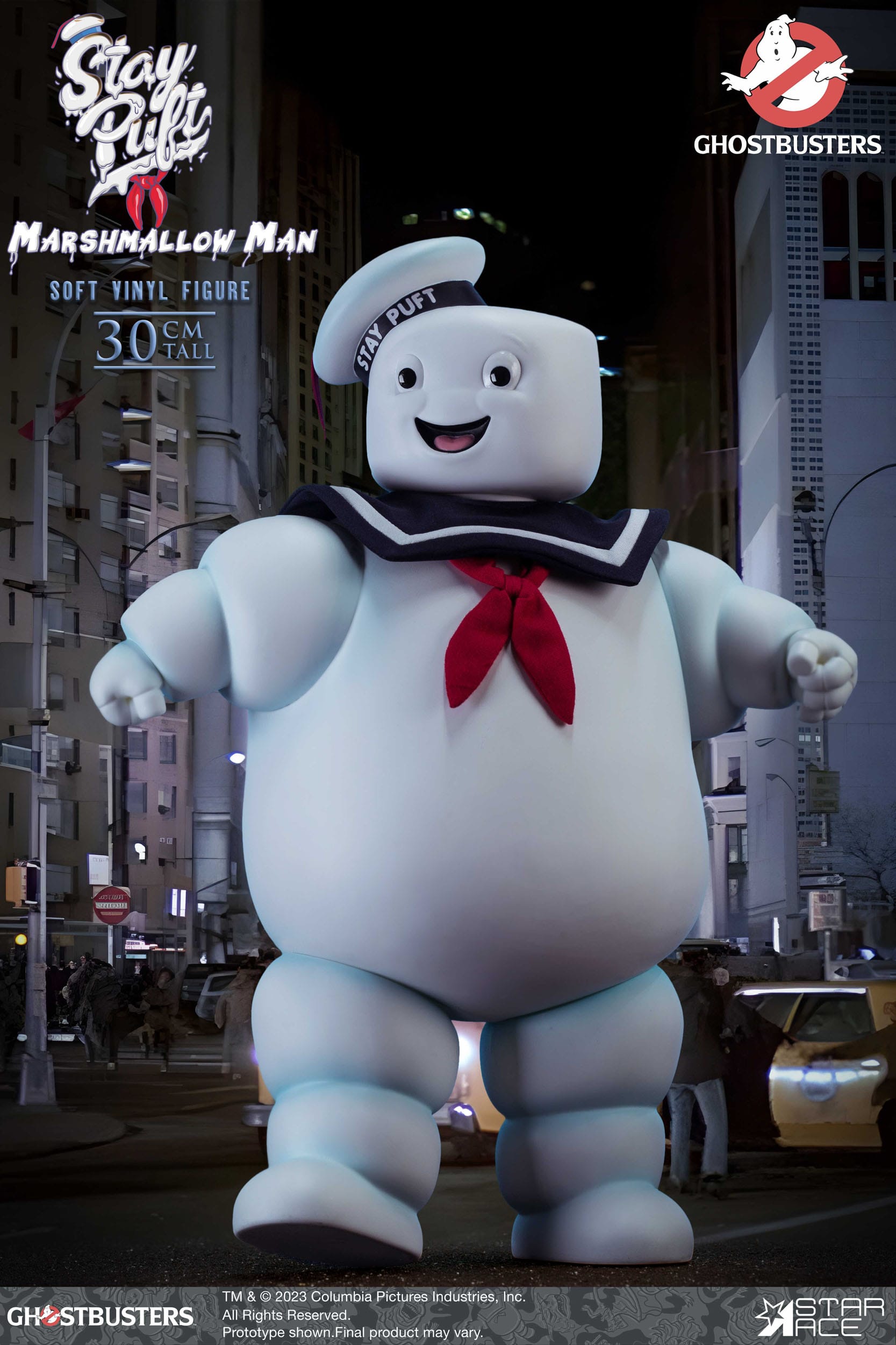 Deluxe Edition Soft Vinyl Collectible Statue of Ghostbusters' Stay Puft Marshmallow Man