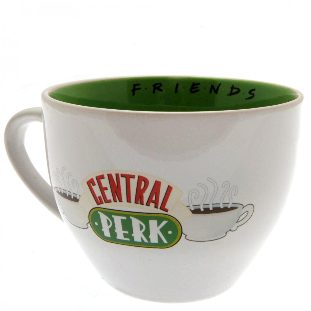 Friends Themed Cappuccino Drinking Mug with Central Perk Logo