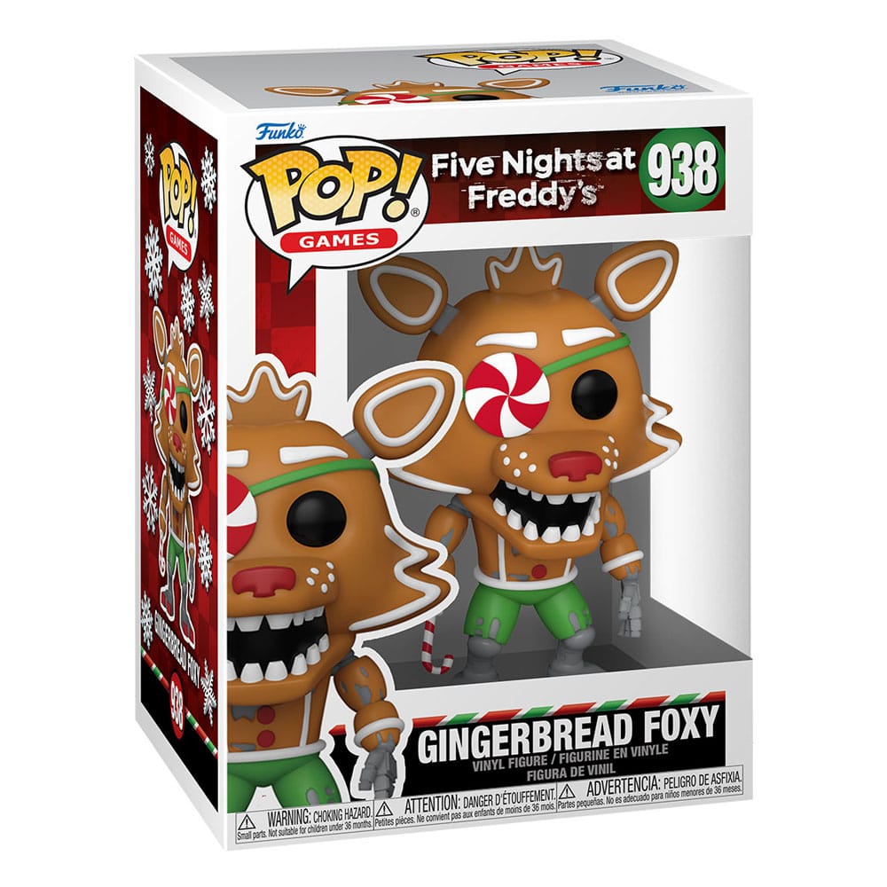 Holiday Themed Foxy from Five Nights at Freddy's Collectible Funko POP! Vinyl Action Figure