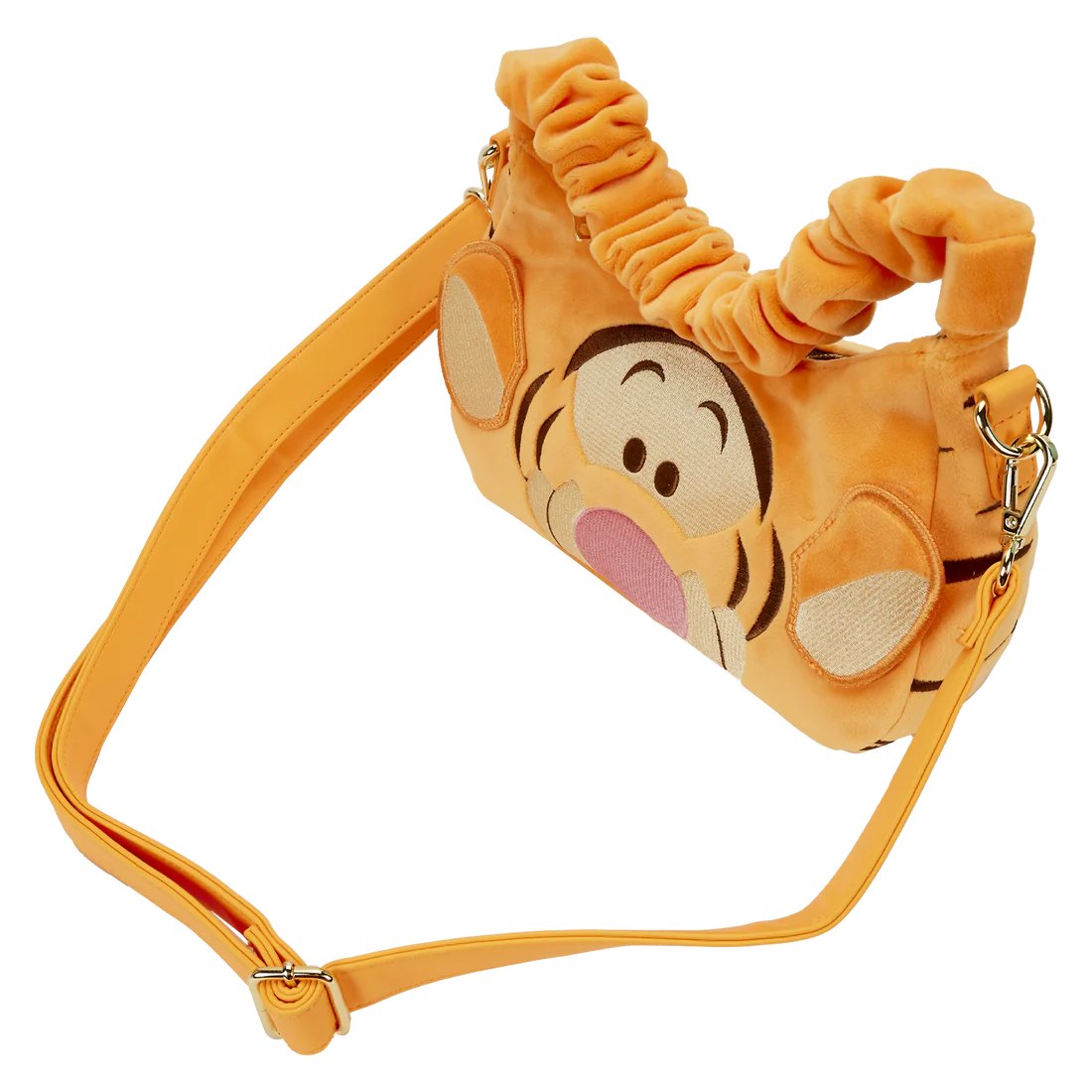 Loungefly Disney Winnie the Pooh Tigger-Themed Plush Cosplay Style Crossbody Handbag for Daily Use