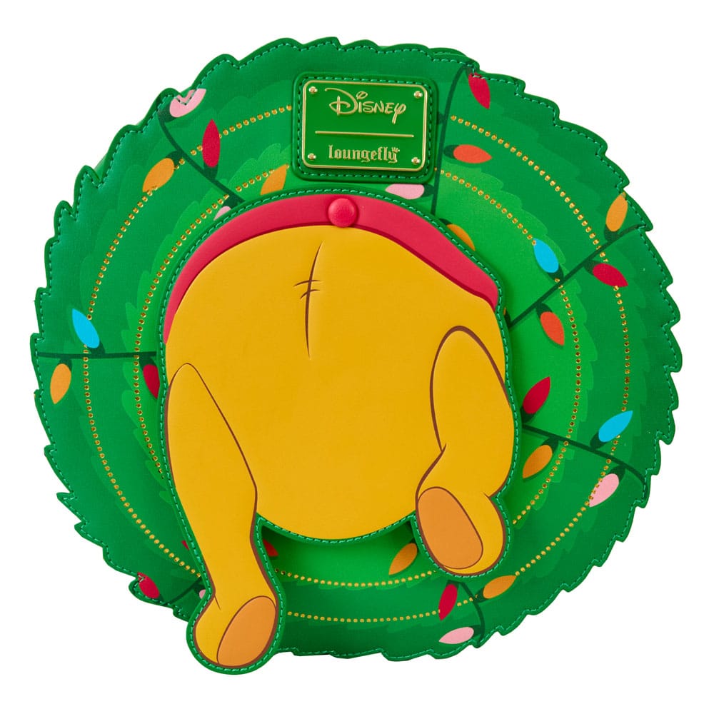 Loungefly Disney Winnie The Pooh Festive Wreath-Shaped Crossbody Bag