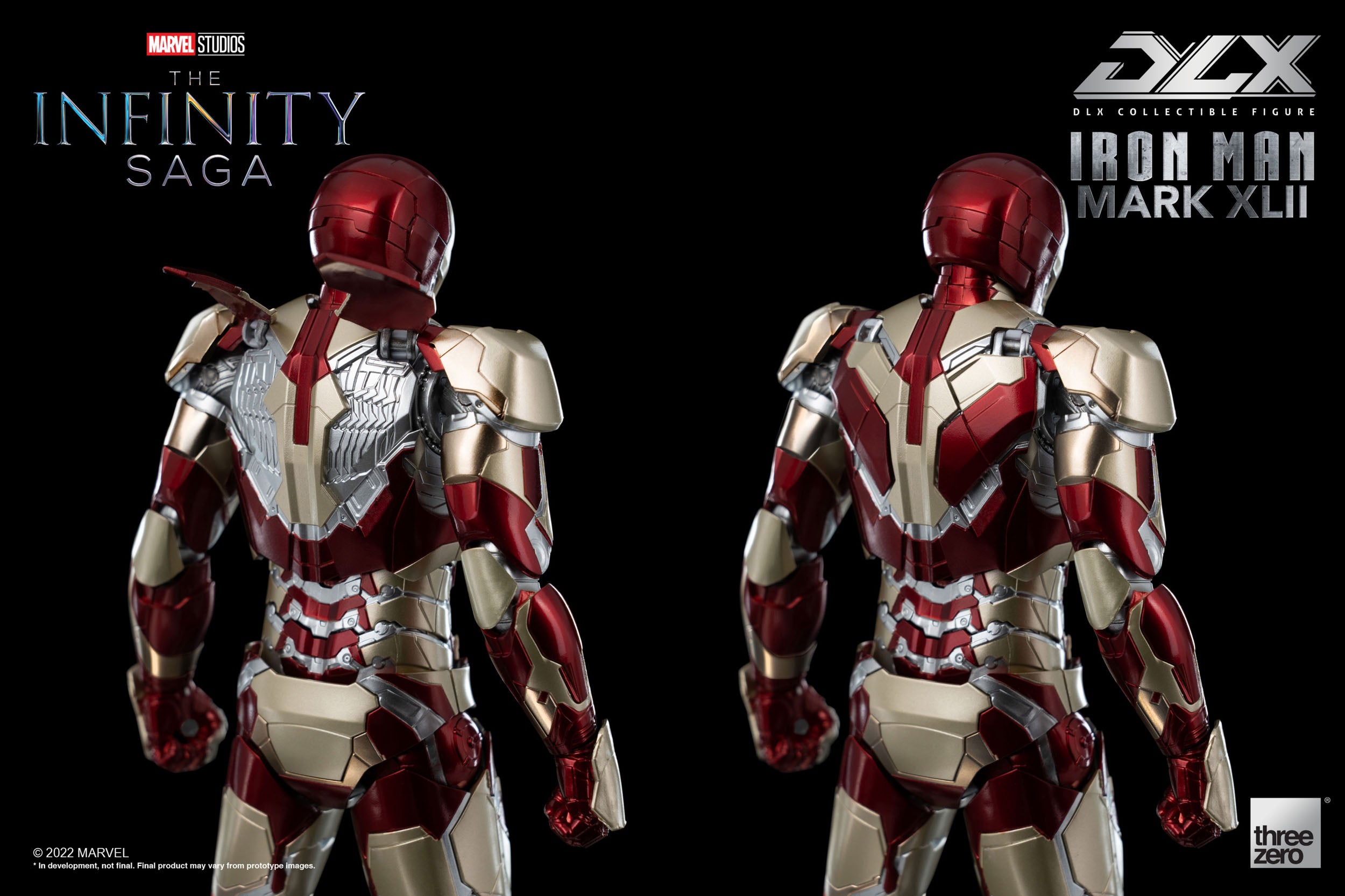 Marvel The Infinity Saga Deluxe Iron Man Mark 42 1/12 Scale Collectible Figure for Fans
