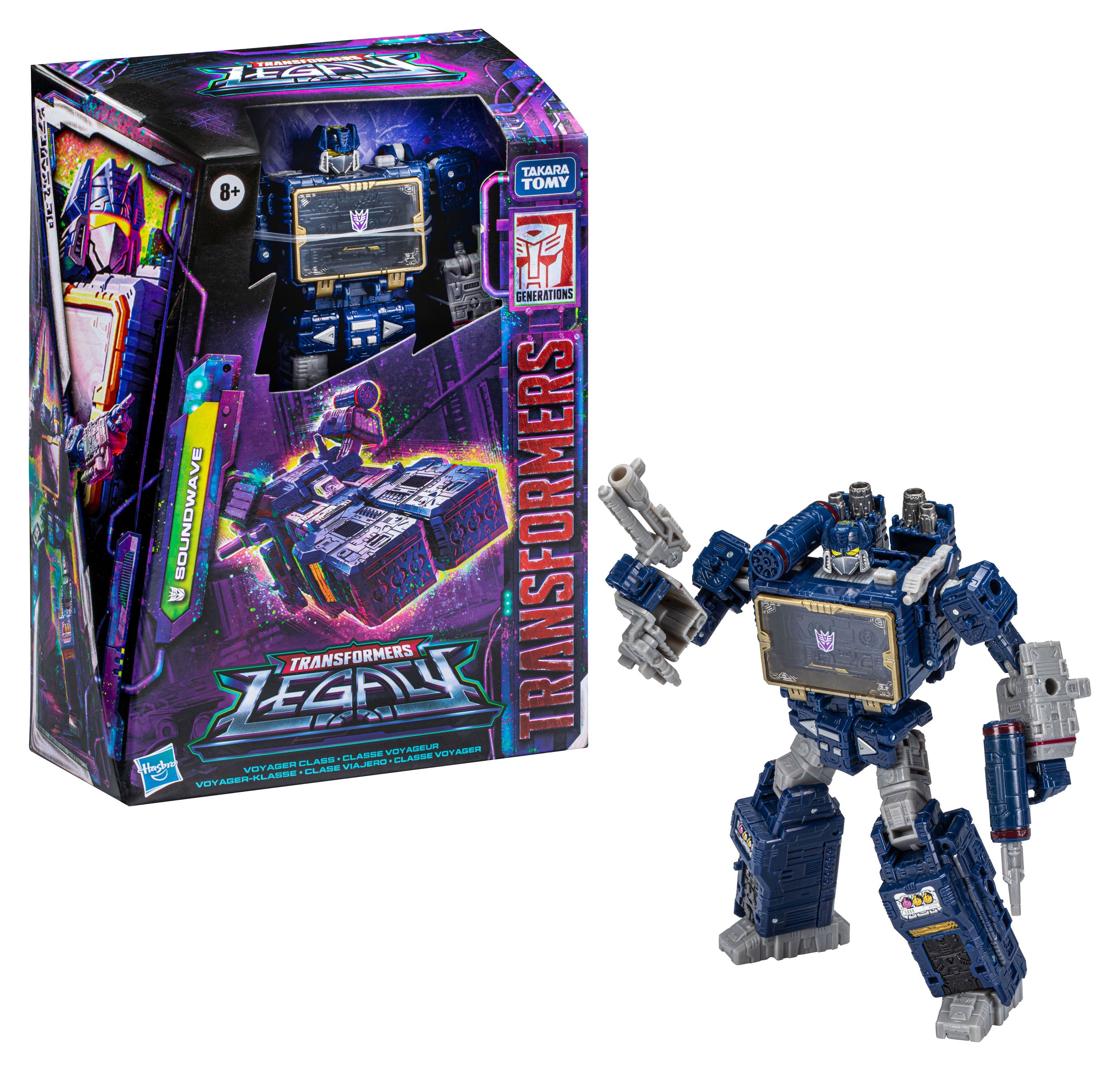 Hasbro's Premium Transformers Generations Legacy Voyager-Scale 7-Inch Action Figure of Soundwave