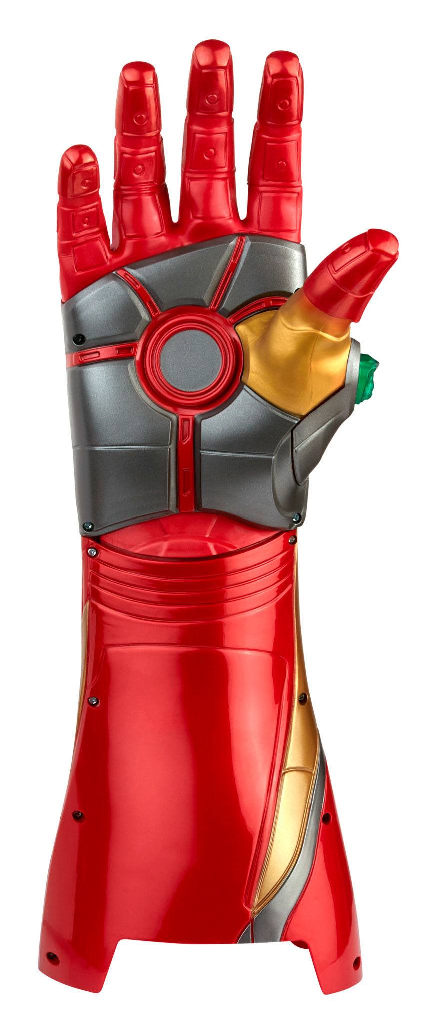 Hasbro's Premium Marvel Legends Series Articulated Electronic Iron Man Nano Gauntlet Collectible Toy