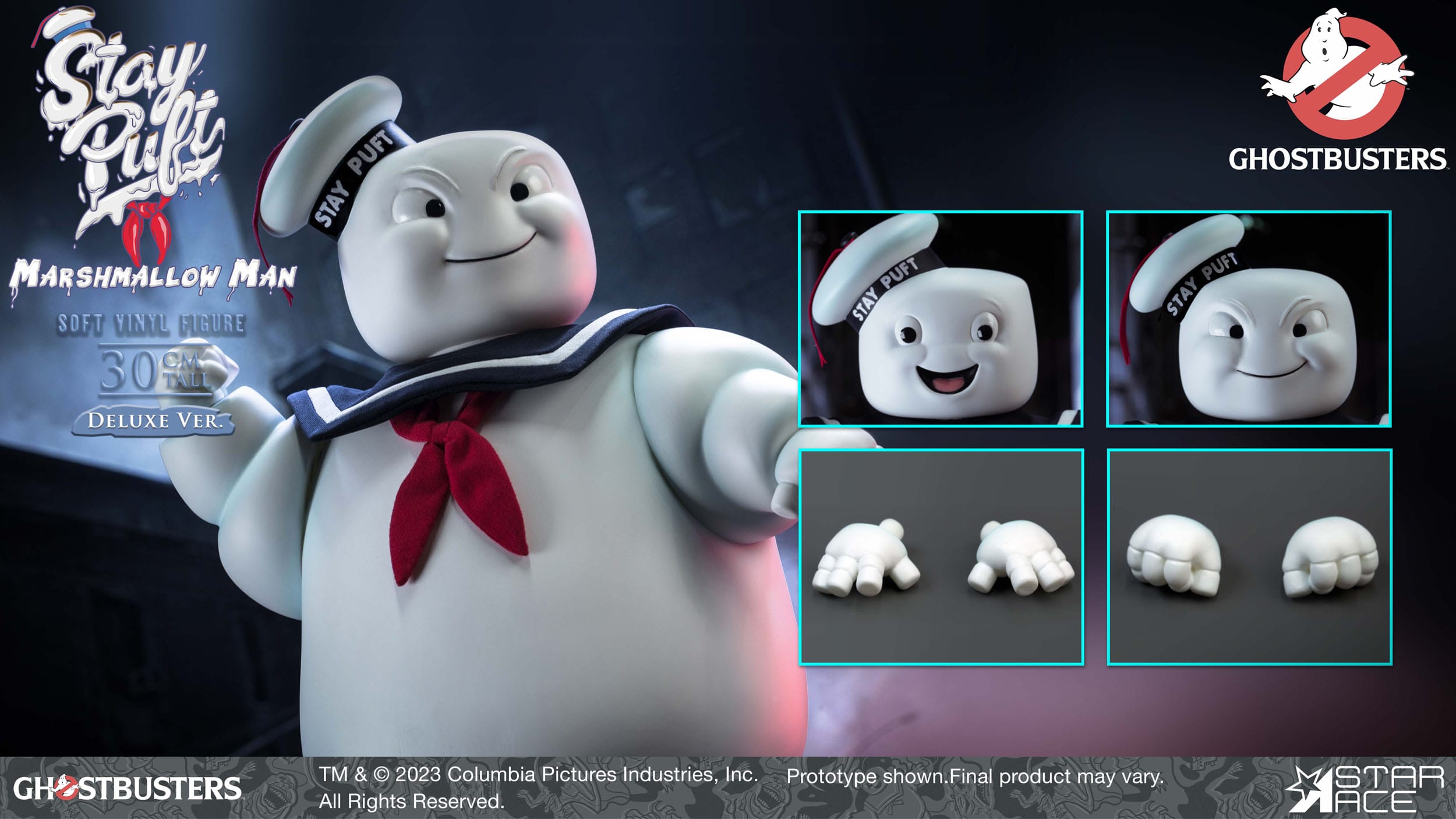 Deluxe Edition Soft Vinyl Collectible Statue of Ghostbusters' Stay Puft Marshmallow Man