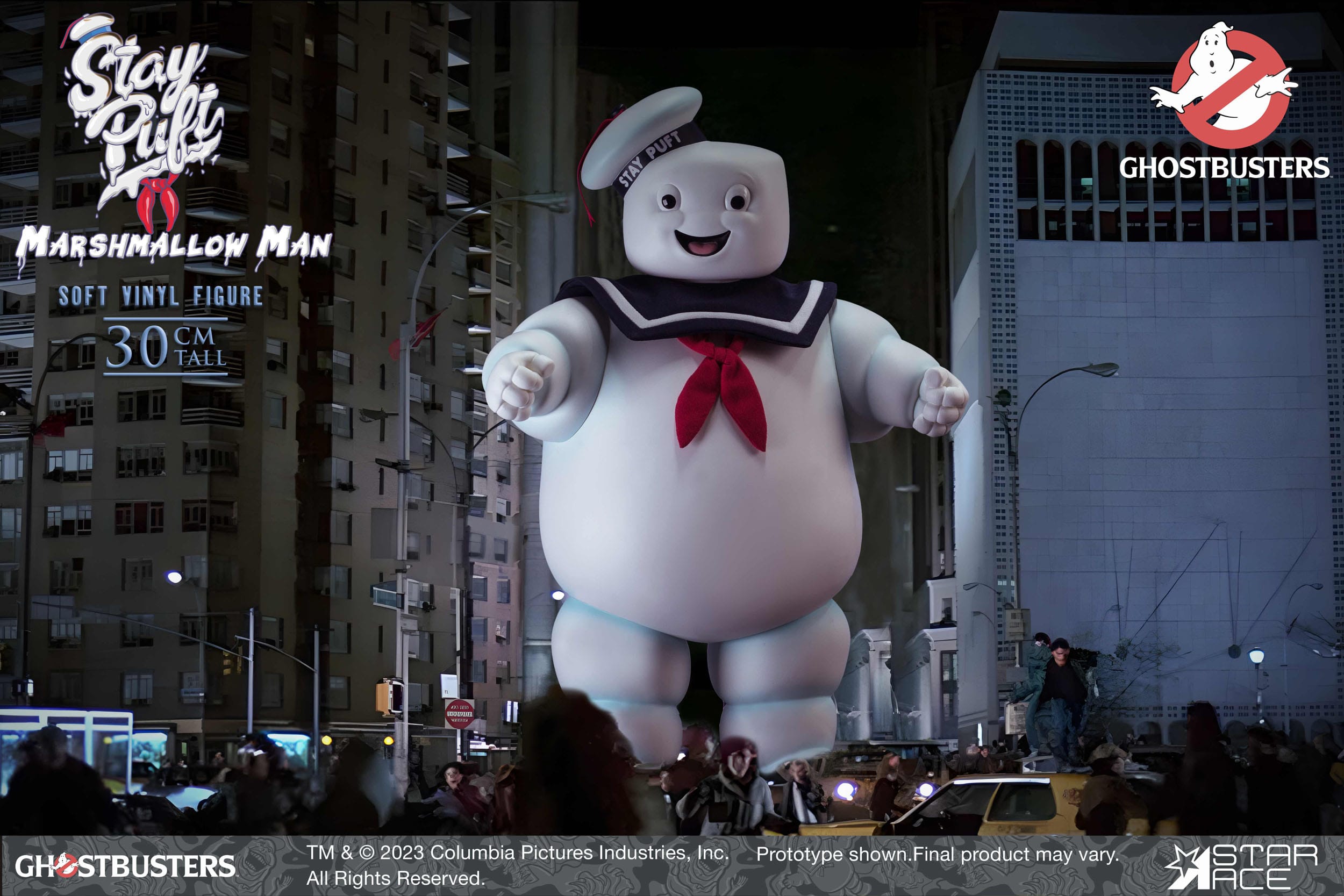 Deluxe Edition Soft Vinyl Collectible Statue of Ghostbusters' Stay Puft Marshmallow Man