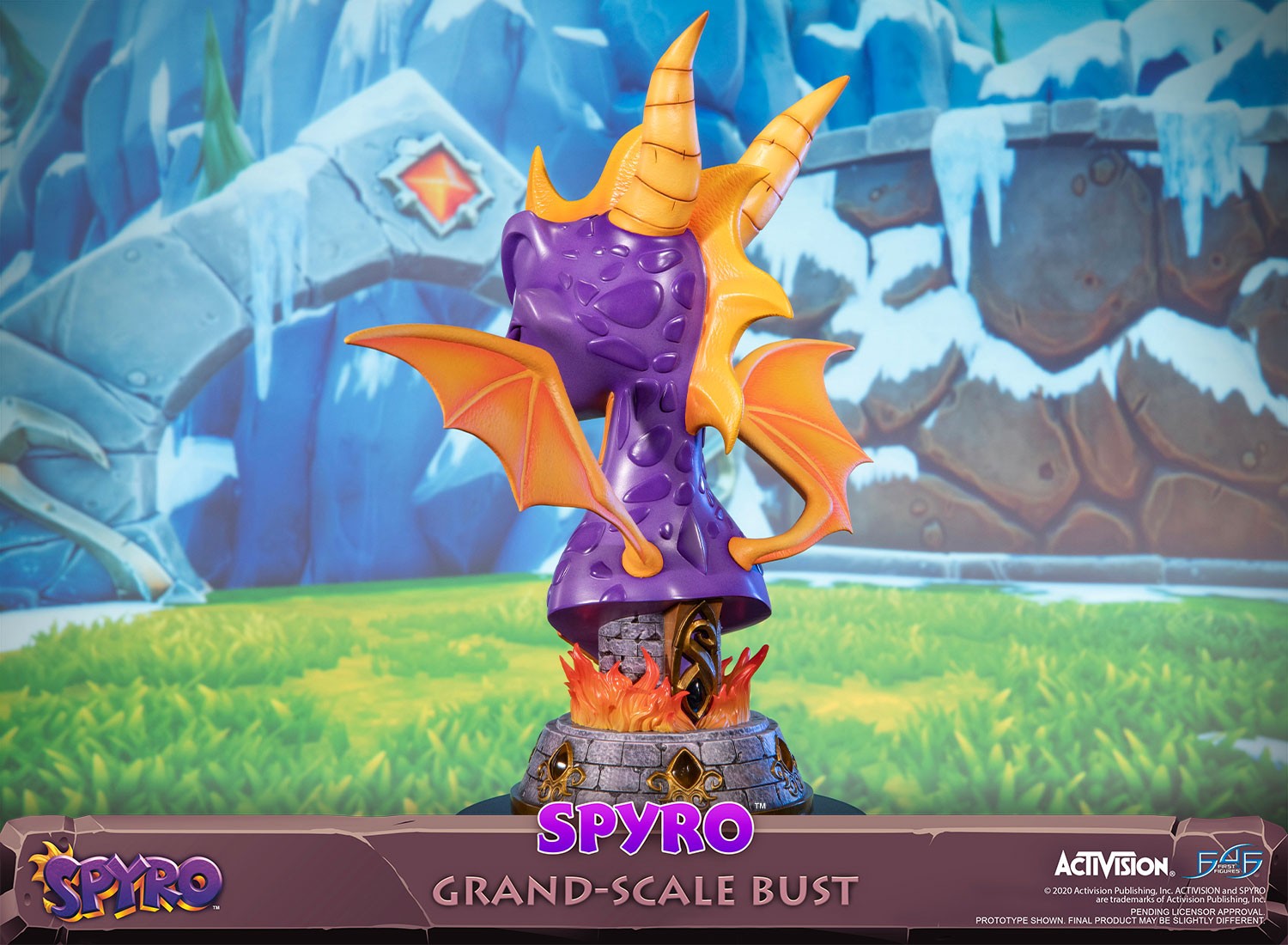 First4Figures Spyro The Dragon Lifesize Collectible Grand-Scale Bust Statue