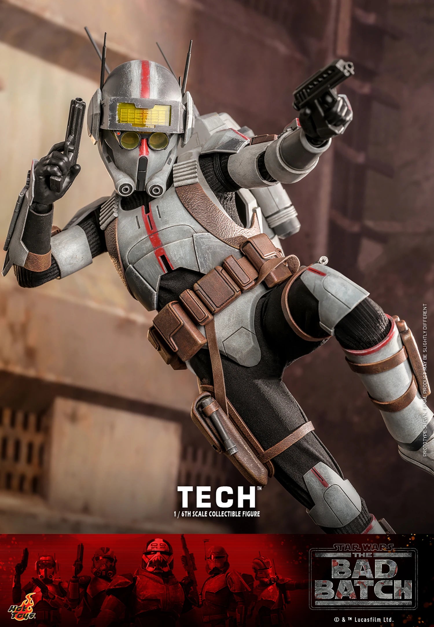 Hot Toys 1/6th Scale Collectible Figure of Tech from Star Wars The Bad Batch