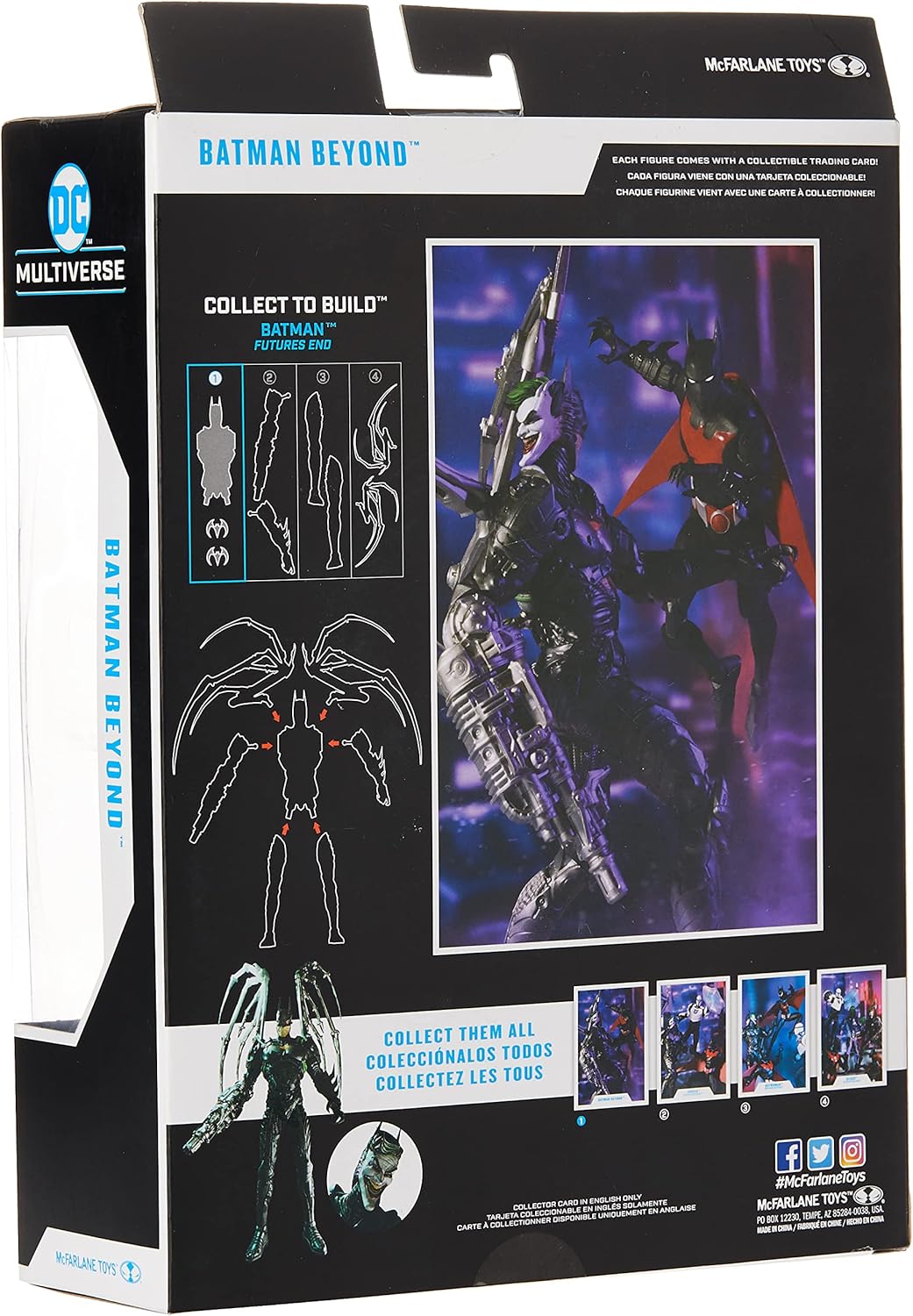 McFarlane DC Multiverse 7-Inch Action Figure of Batman Beyond's Dynamic Batman Character
