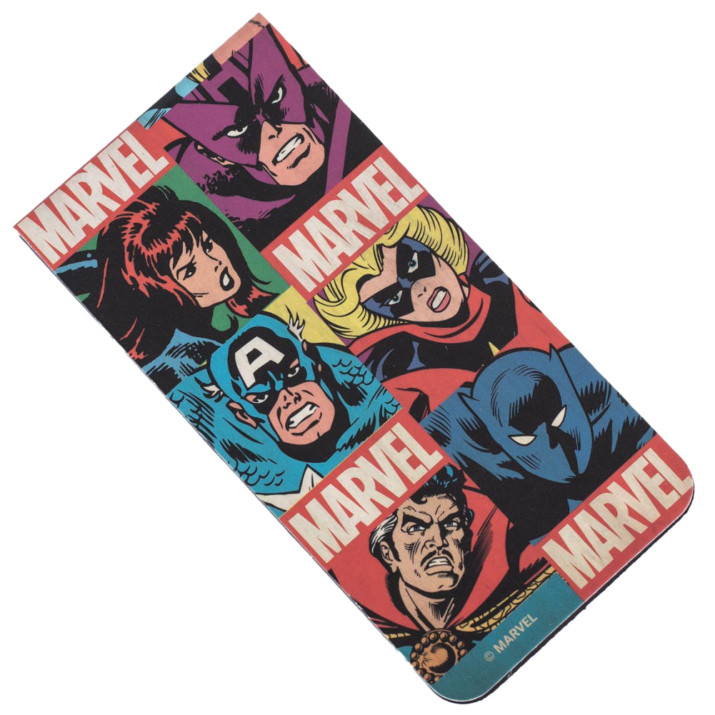 Collectible Marvel Comics Themed Magnetic Bookmark for Comic Lovers