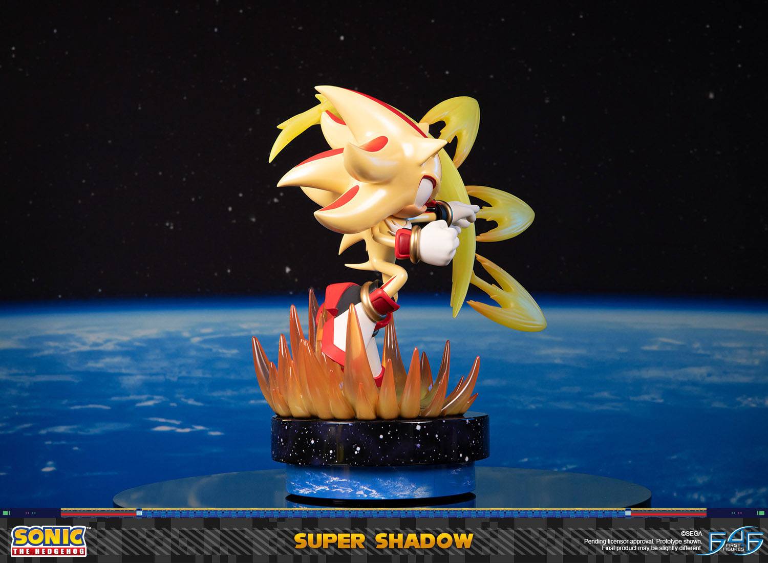 First4Figures Collectible Sonic The Hedgehog Super Shadow Resin Statue
