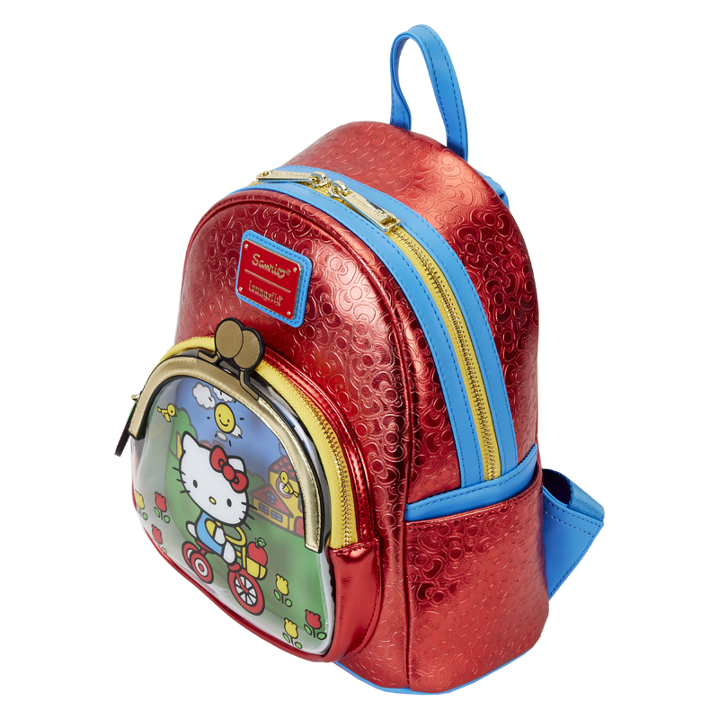 Loungefly Sanrio Hello Kitty 50th Anniversary Metallic Mini Coin Bag Style Backpack for Fashion Lovers