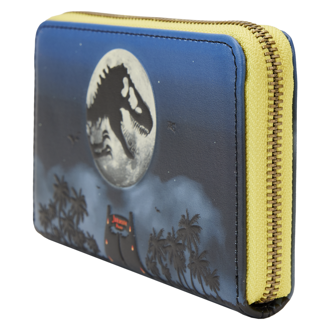 Loungefly Jurassic Park 30th Anniversary Glow-in-the-Dark Dino Zip Around Wallet