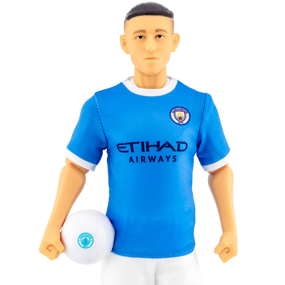 High - Quality Manchester City FC Phil Foden Collectible Action Figure for Football Fans