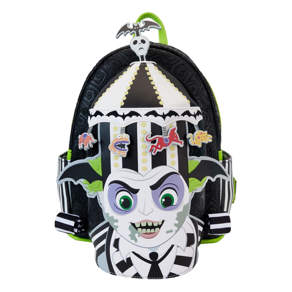 Loungefly Glow-in-the-Dark Beetlejuice Carousel Cosplay Mini Backpack
