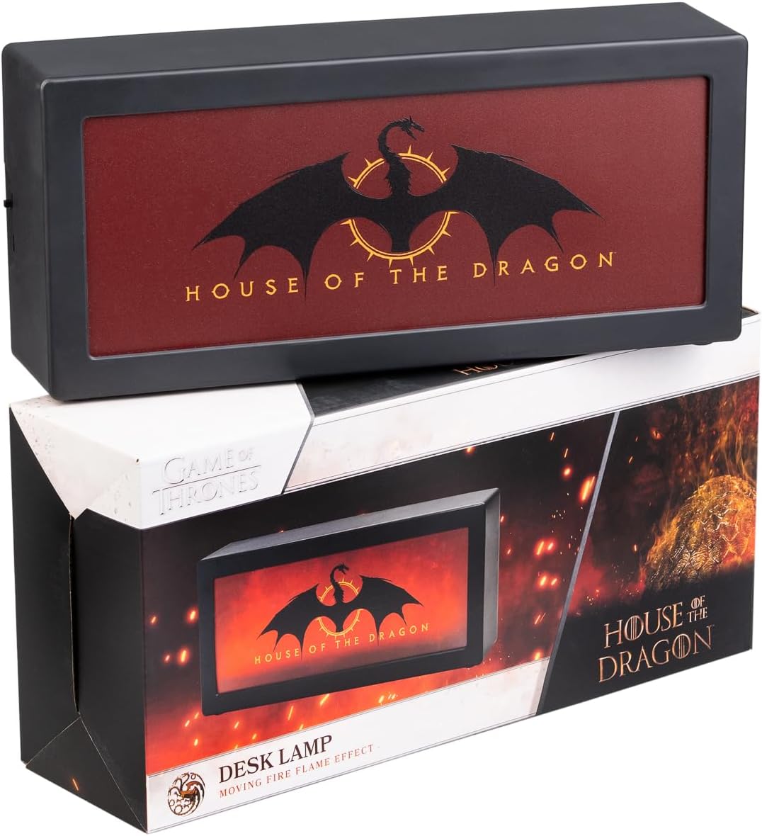 Officially Licensed Game of Thrones House of the Dragon Decorative Targaryen Table Lamp for Enthusiasts