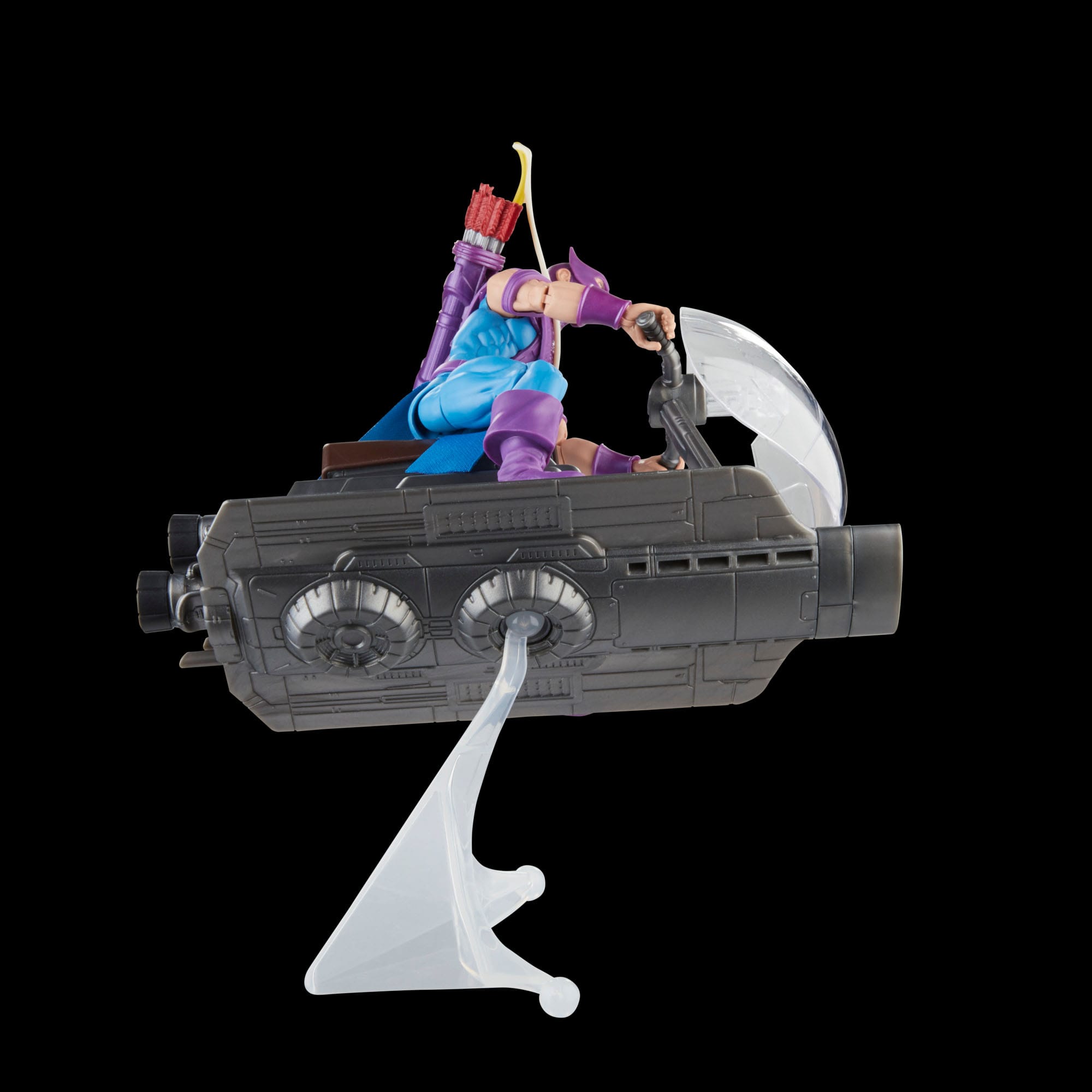 Hasbro's 6 - inch Marvel Legends Series Hawkeye with Sky - Cycle Collectible