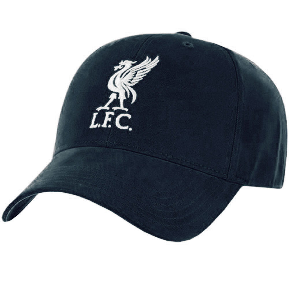 Navy Blue Liverpool FC Classic Curved Brim Adjustable Cap for Adults