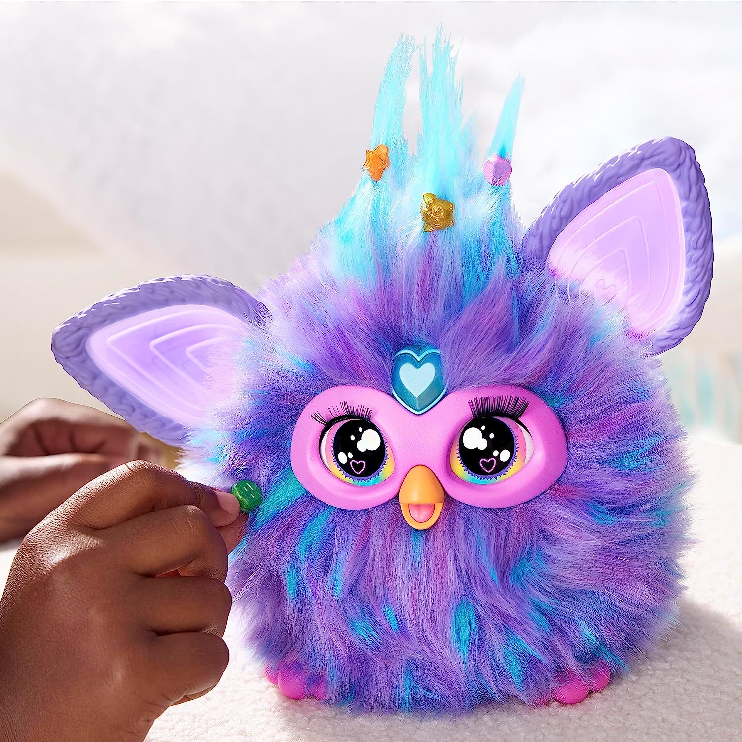 Purple Interactive Electronic Furby Pet Toy - A Fun and Engaging Companion for Kids