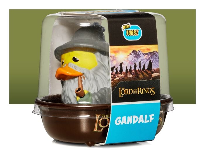 Miniature Cosplaying Duck Figurine - Lord of the Rings Tubbz Mini Gandalf The Grey