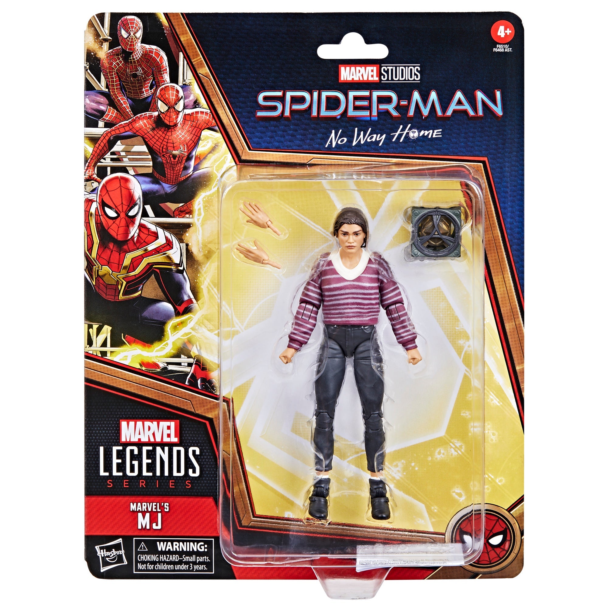 Hasbro Marvel Legends Series 6-Inch Scale Collectible Action Figure of Marvel’s MJ (Zendaya) from Spider-Man: No Way Home