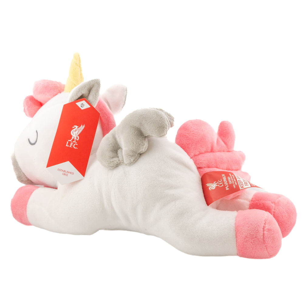 Pink and White Soft Plush Liverpool FC Unicorn Toy
