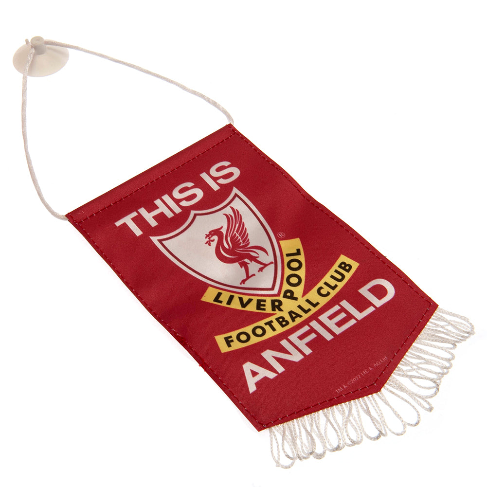 Mini Liverpool Football Club This Is Anfield Design Pennant for Decoration