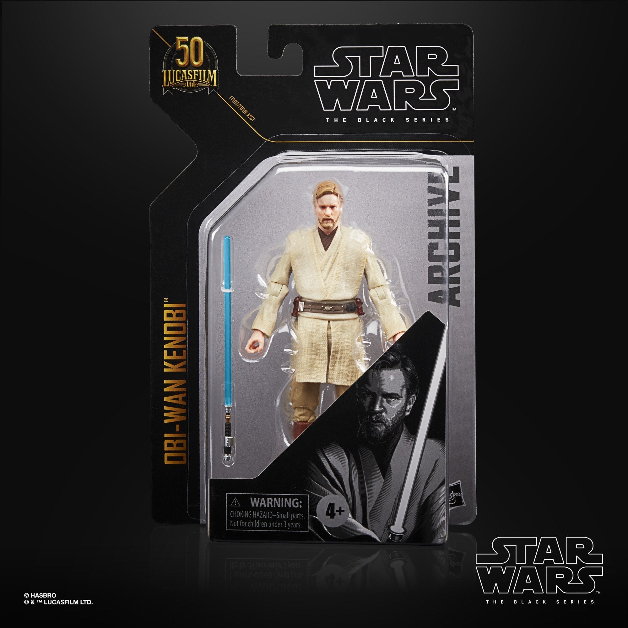 Hasbro Star Wars The Black Series Archive 6 - inch Scale Action Figure - Exclusive Import Stock Infinity Collectables Obi - Wan Kenobi for Lucasfilm 50th Anniversary