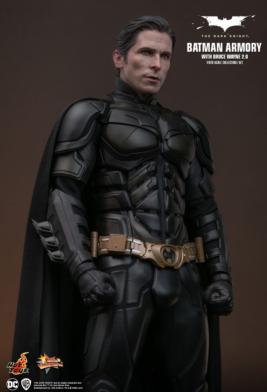 Hot Toys 1/6 Scale Batman Armory Set with Bruce Wayne (2.0)
