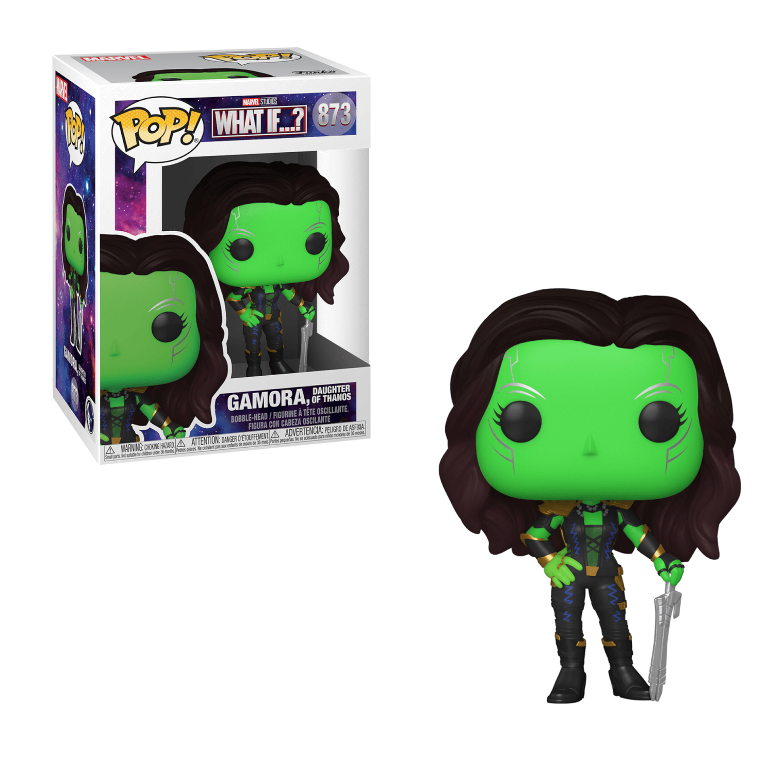 Collectible Marvel What If... Gamora, Daughter of Thanos Funko Pop! Vinyl Figurine