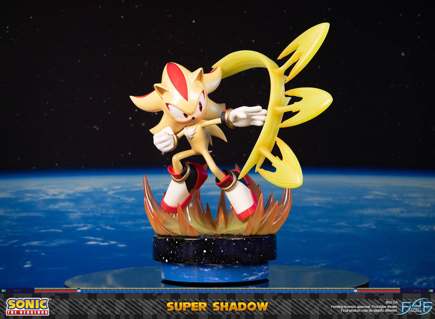 First4Figures Collectible Sonic The Hedgehog Super Shadow Resin Statue