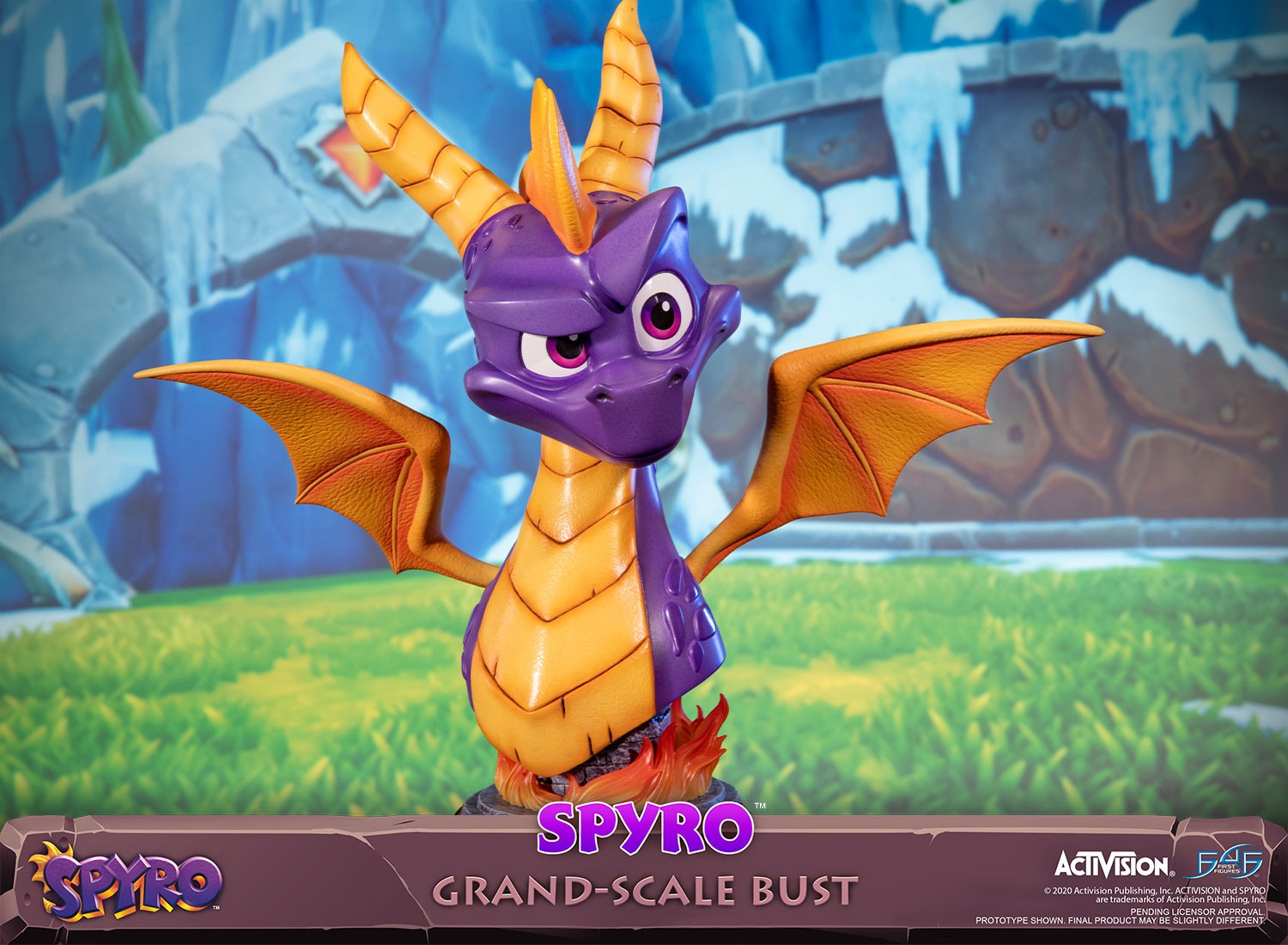 First4Figures Spyro The Dragon Lifesize Collectible Grand-Scale Bust Statue