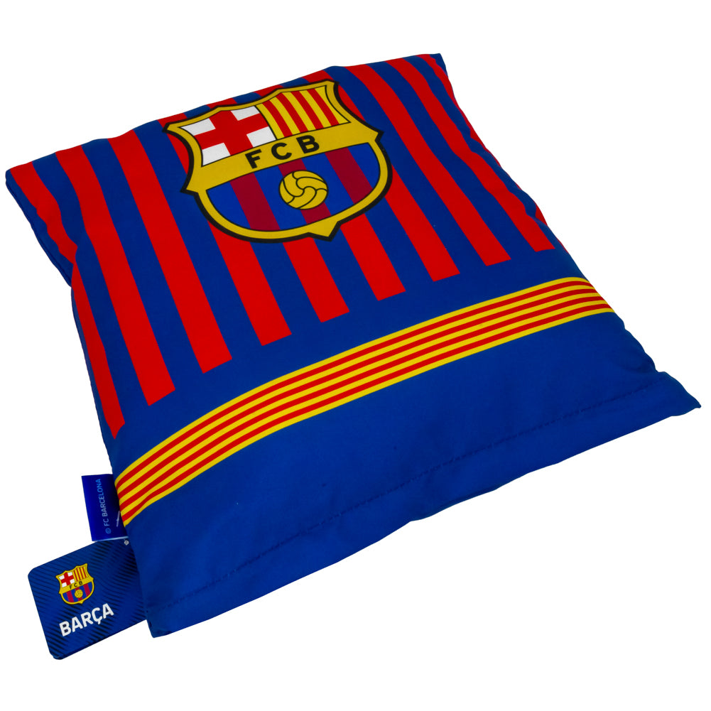FC Barcelona Striped Decorative Cushion for Home and Fans
