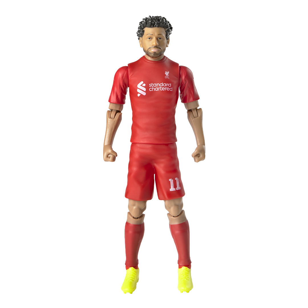 High - Quality Liverpool Soccer Action Figure of Mohamed Salah Wearing No. 8 Kit