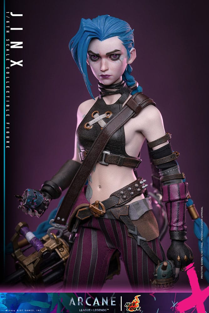 Hot Toys Collectible 1/6th Scale Figure of Arcane Jinx from League of Legends