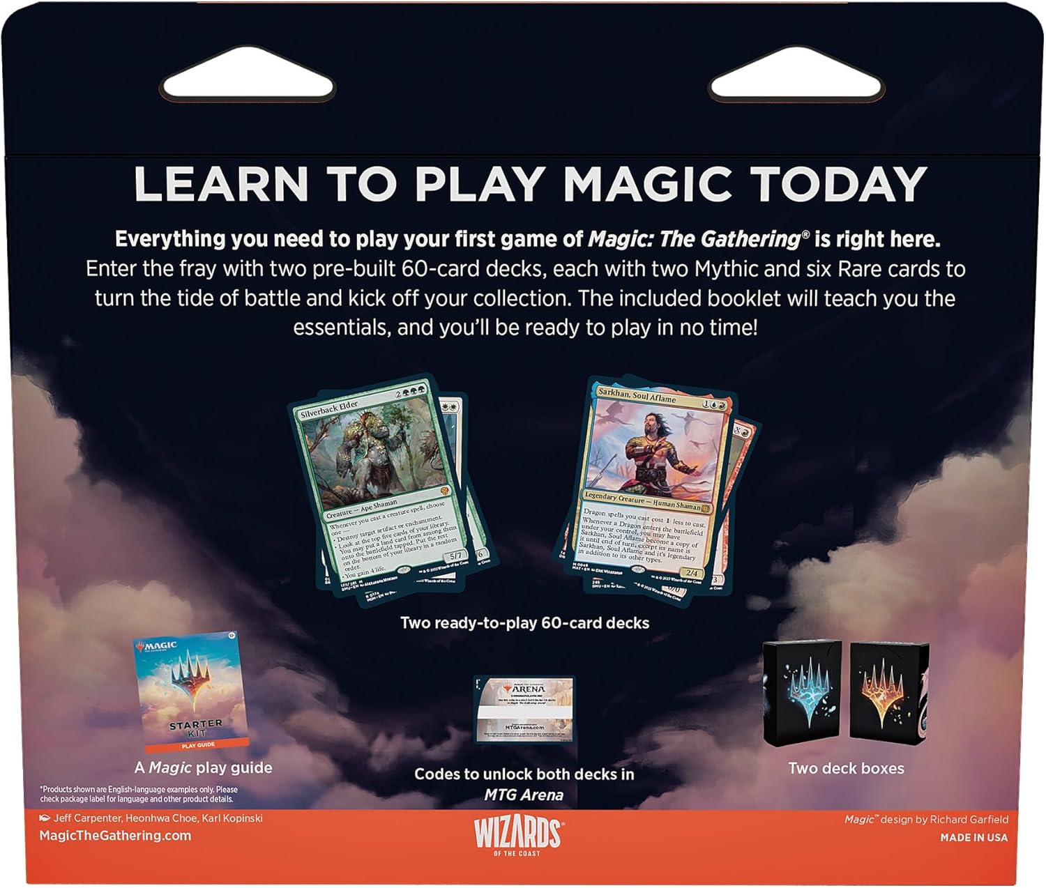 Magic: The Gathering Beginner's Starter Kit with Rare Cards and Online Access