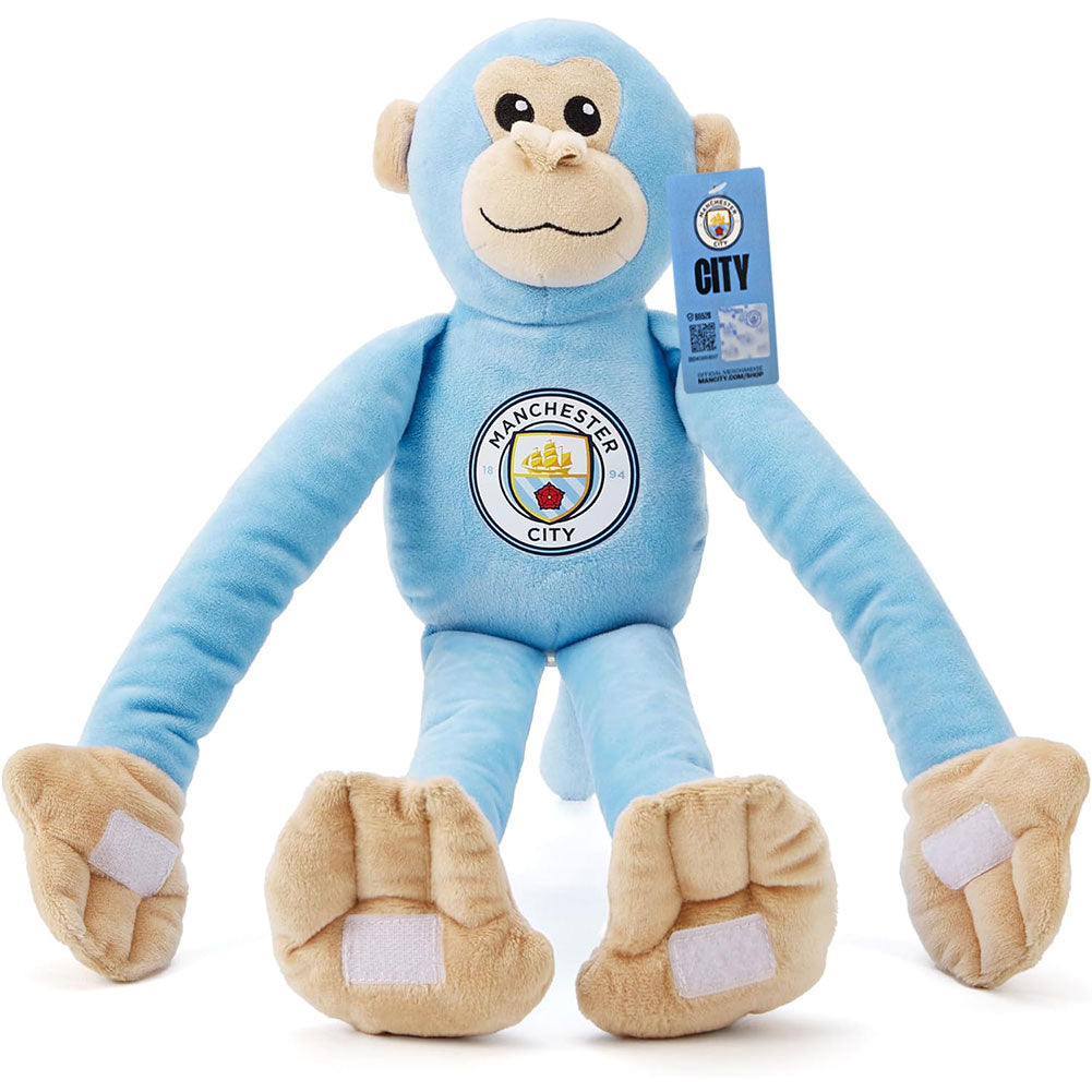 Manchester City Football Club Soft Plush Hanging Monkey Toy