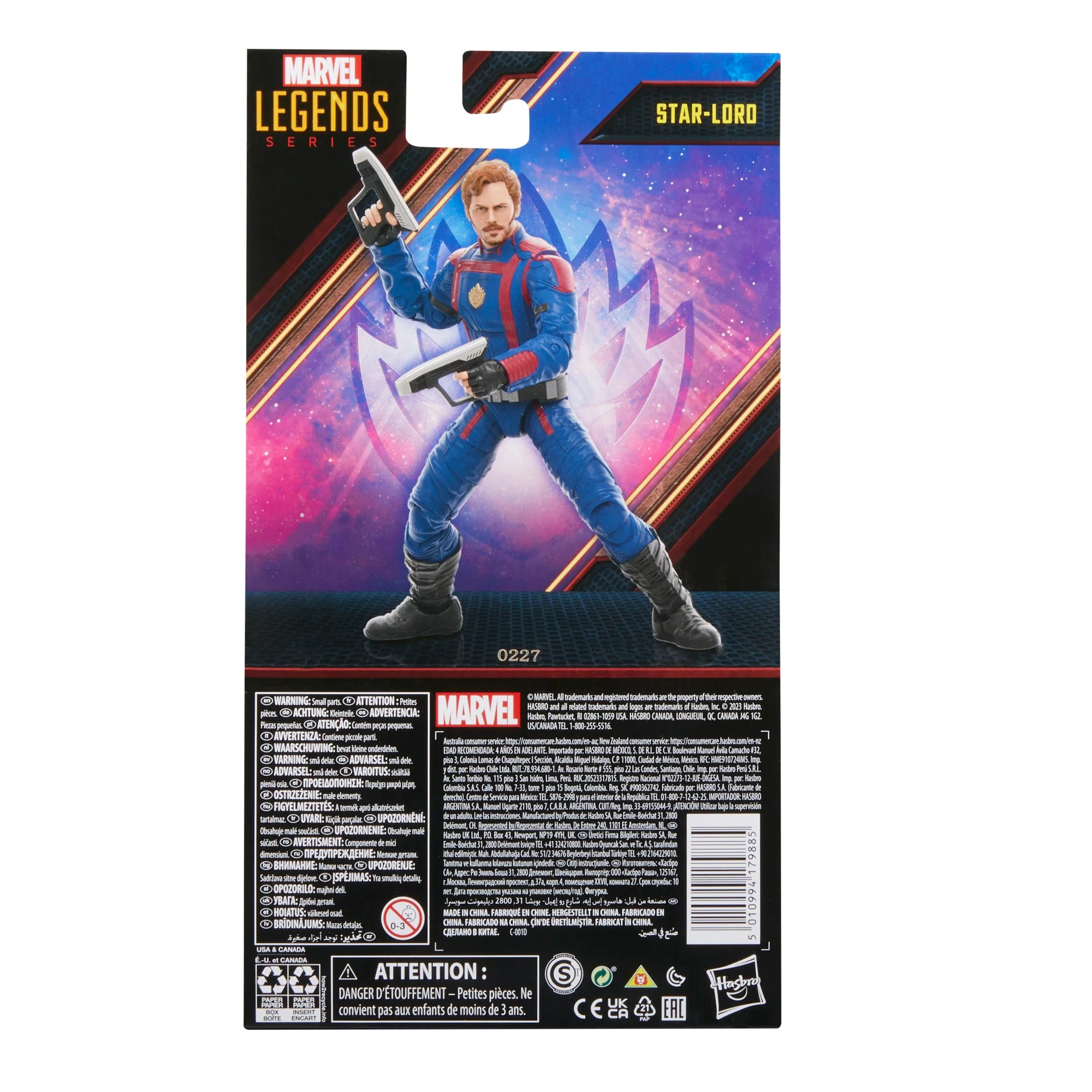 6 - inch Premium Marvel Legends Guardians of the Galaxy Star - Lord Action Figure with Blaster Accessories
